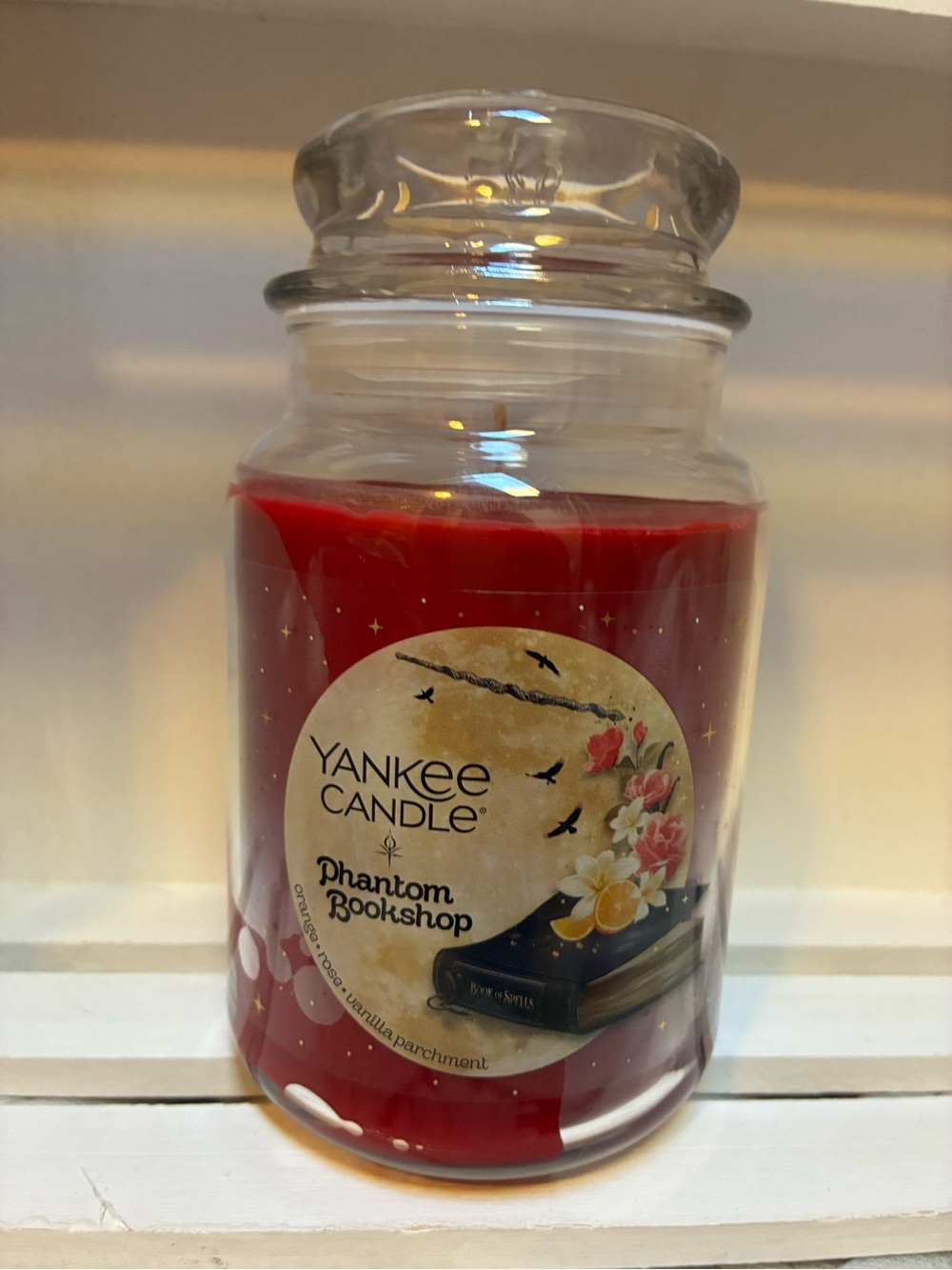 Yankee Candle Red Phantom Bookshop Scented Jar